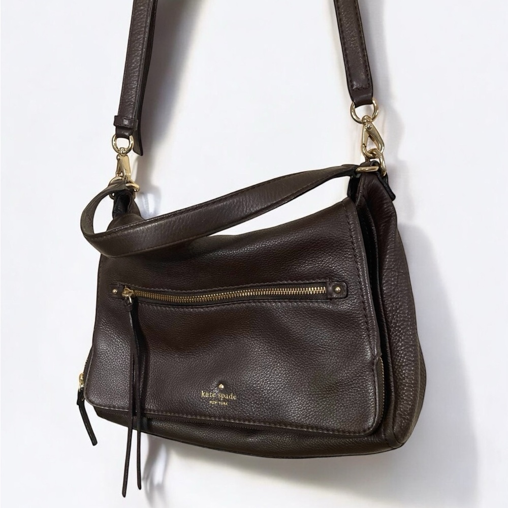 Kate Spade Brown Leather Crossbody Bag